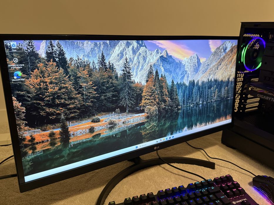 Zestaw komputer do GIER | i5 14gen | RTX | 32 DDR5 | SSD | Monitor PC
