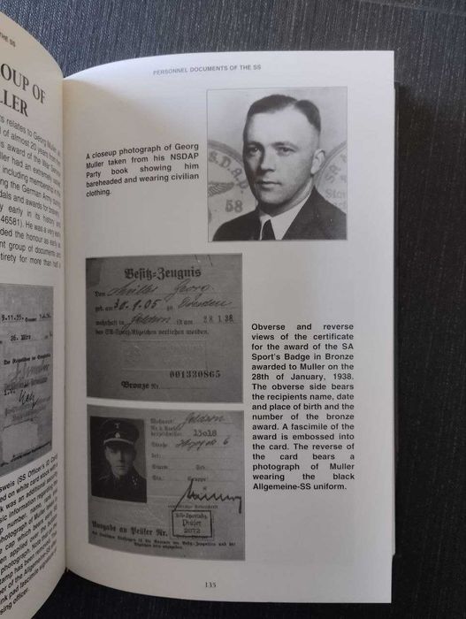 Справочник Личные документы ччленов СС. Personel documents of the SS.