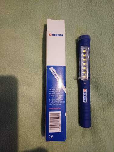 Sprzedam latarkę berner pen light led 7+1 micro usb