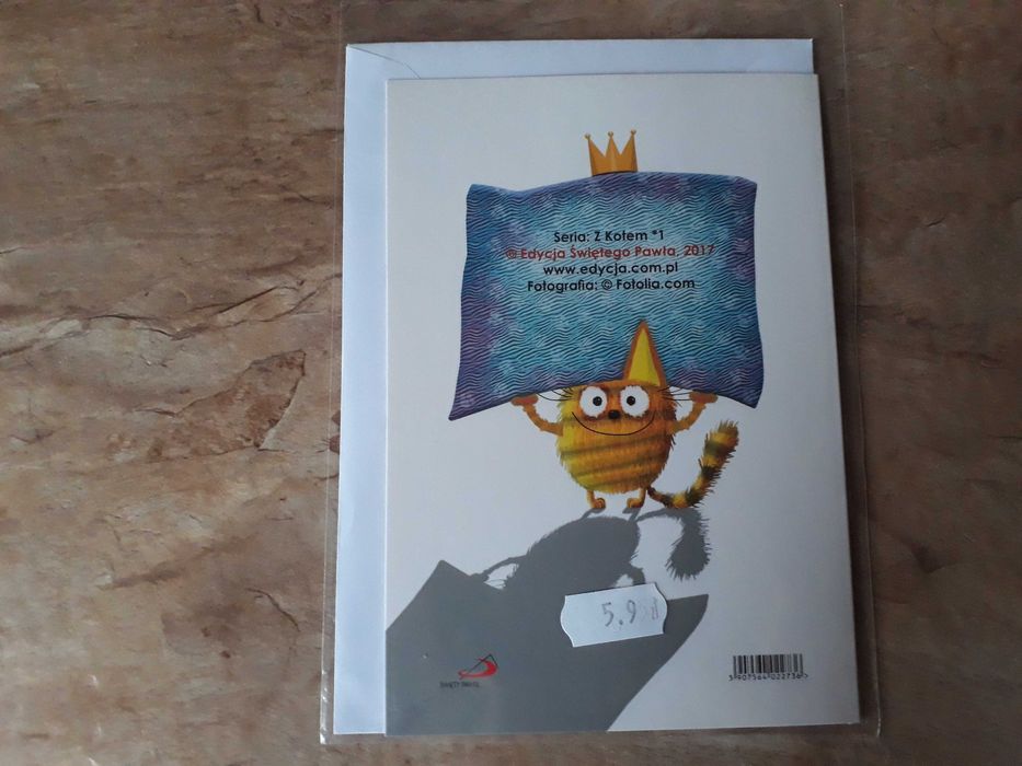 Kartki z urodzinowymi kotami + GRATIS z kotem