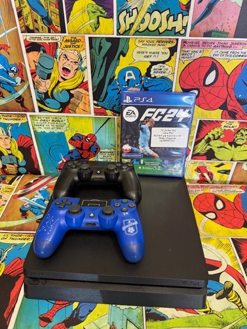 Playstation 4 Slim 500gb+2x Pad Limitowany FC +FC 24 Szczecin Ufogames