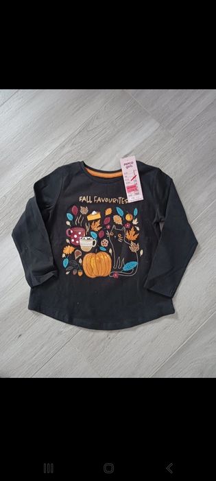 Bluzka dziewczęca z dynią rozmiar 104