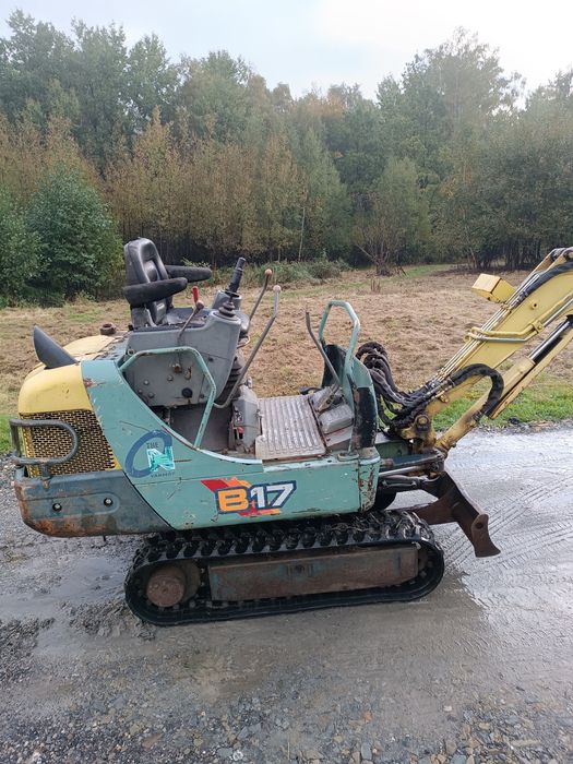 Minikoparka mini koparka yanmar b17 wozidlo