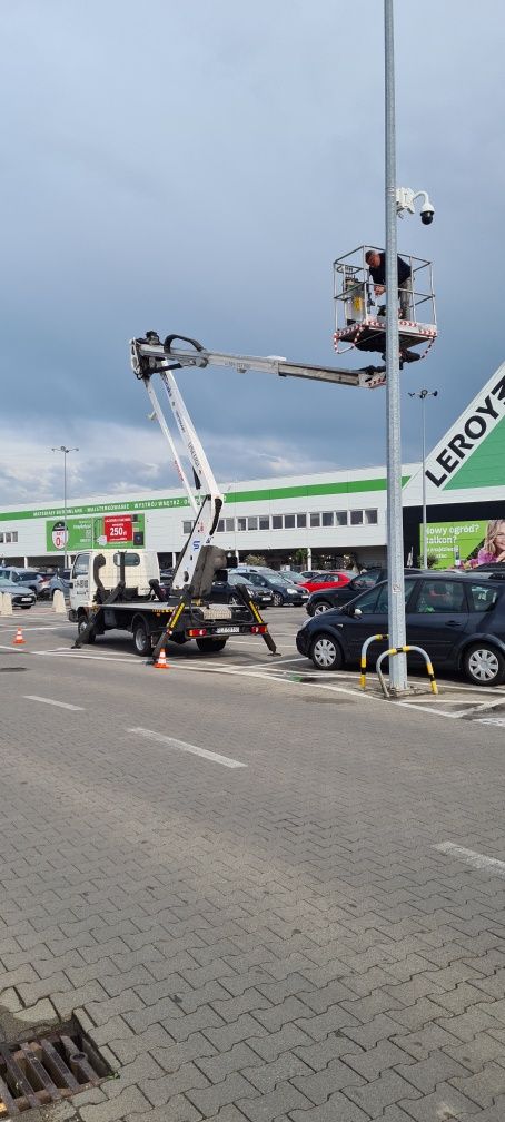 Usługi , wynajem - podnośnik koszowy , zwyżka KASPOL