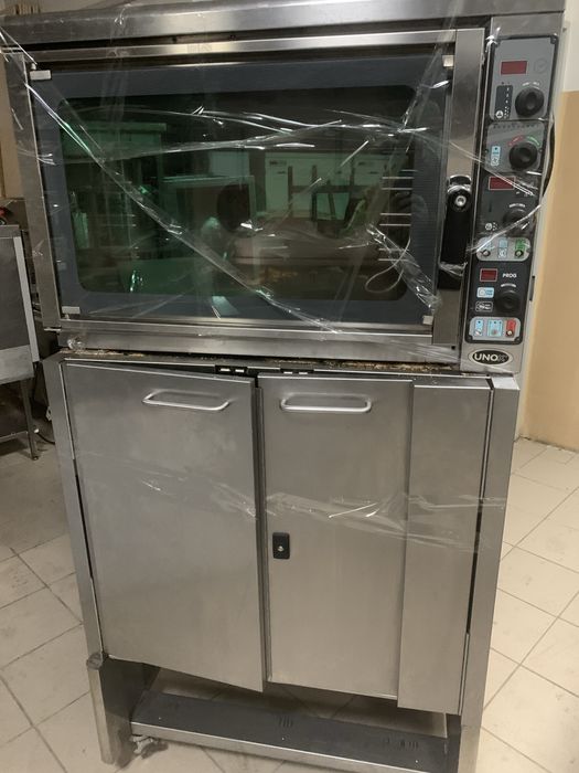 Пароконвектомат конвекційна  піч з ростойковою шафою  на 380В 10кВт