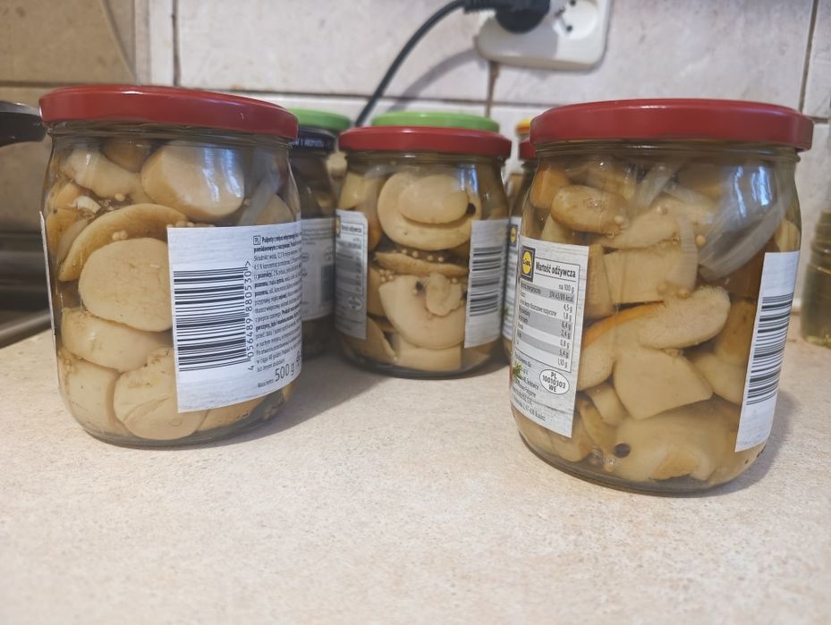 Prawdziwki borowiki grzyby marynowane w occie