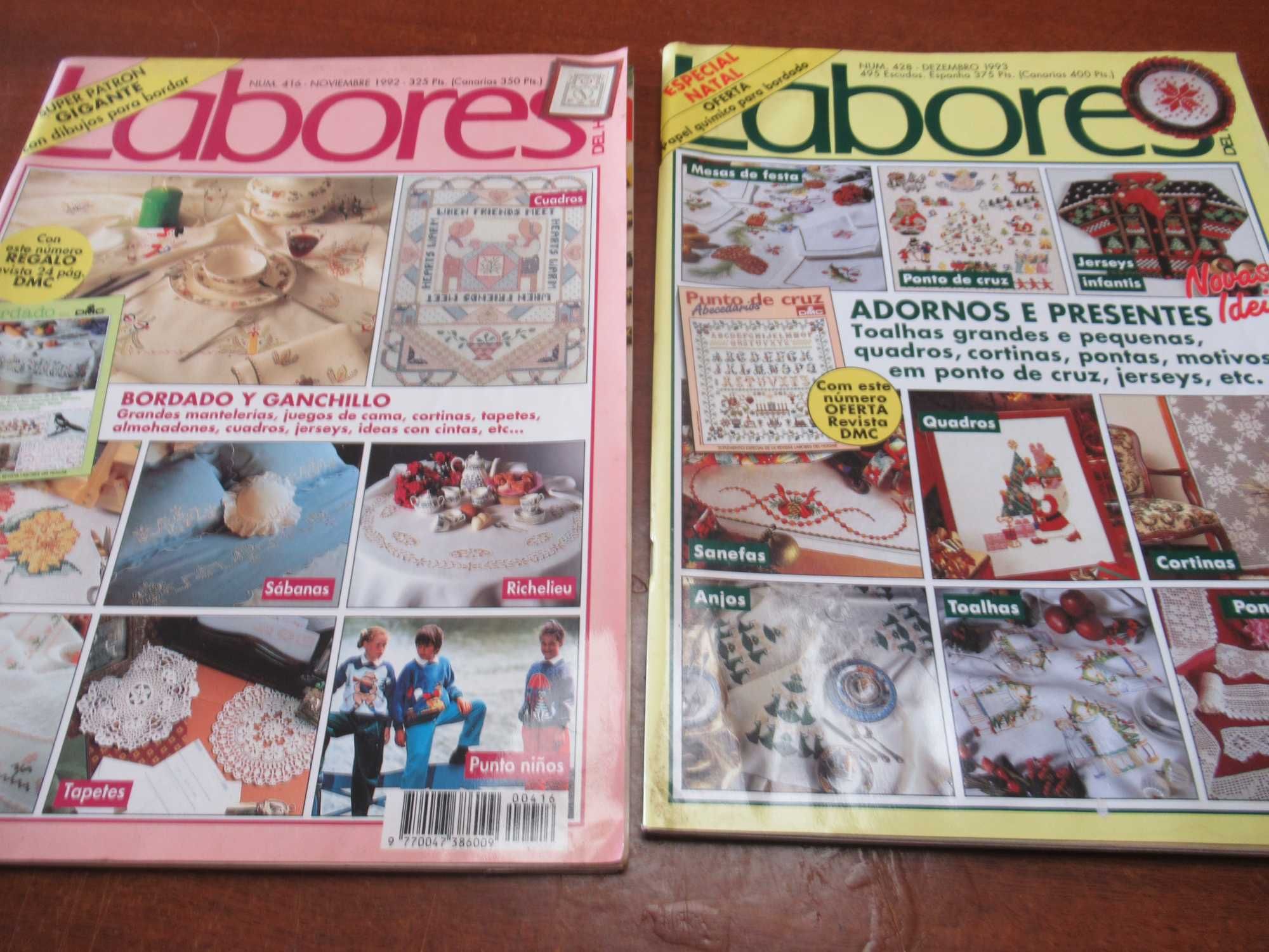 Revistas Labores - Tricot, Crochet, P.Cruz,  Bordados
