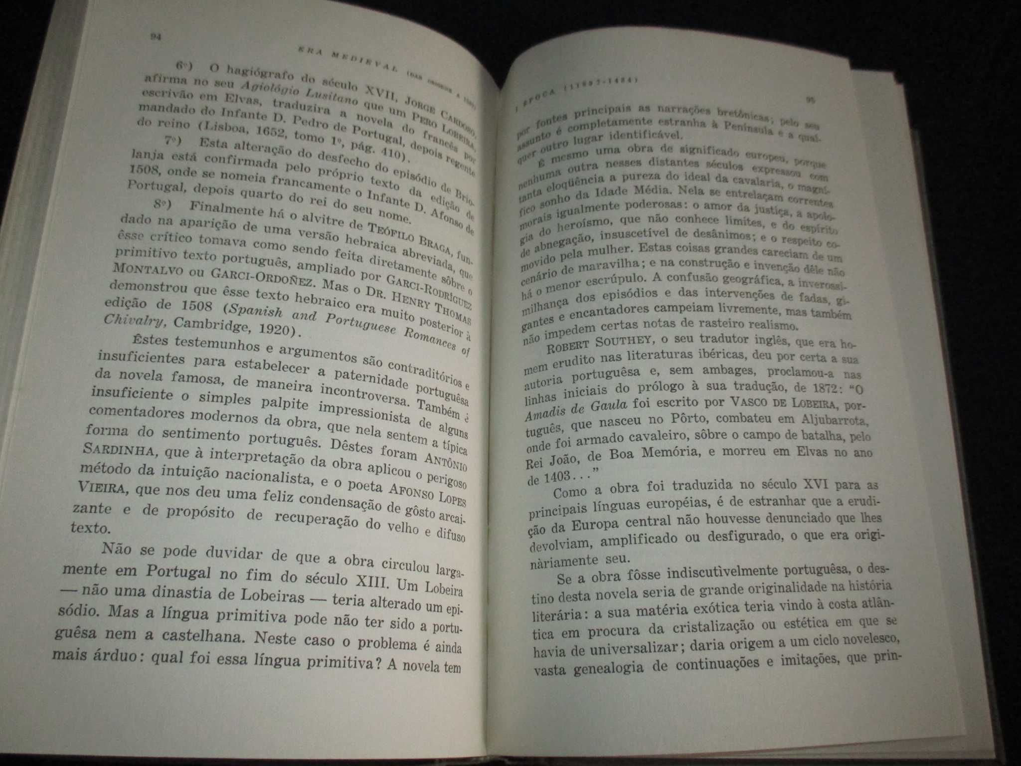 Livro História Literária de Portugal séc XII-XX Fidelino de Figueiredo