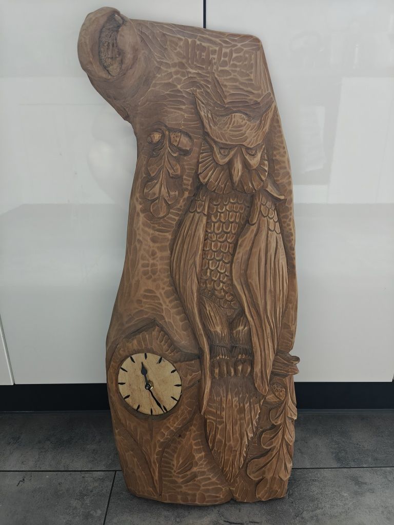 Płaskorzeźba zegar 70 x30