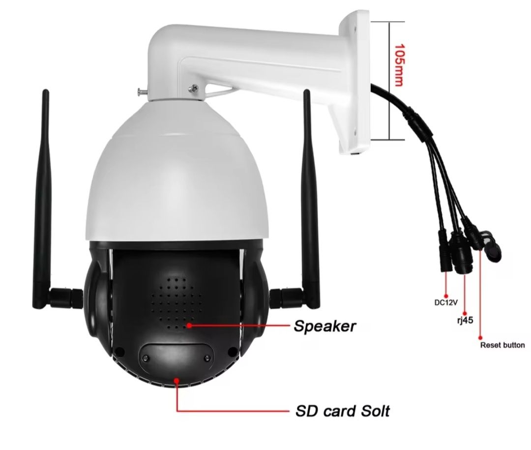 Kamera WiFi ptz 8 Mpx 54x zoom optyczny