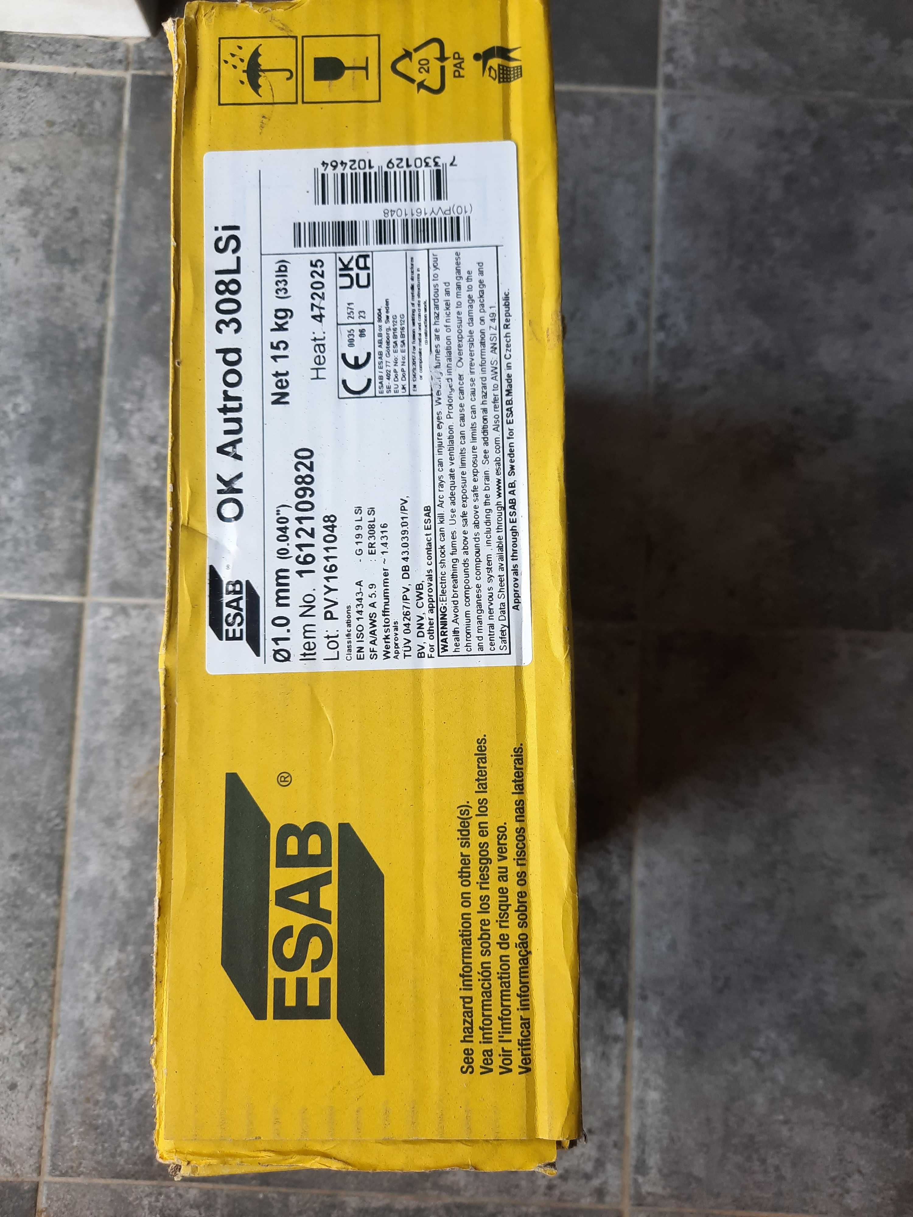 Drut spawalniczy Esab autorod 308lsi 1mm