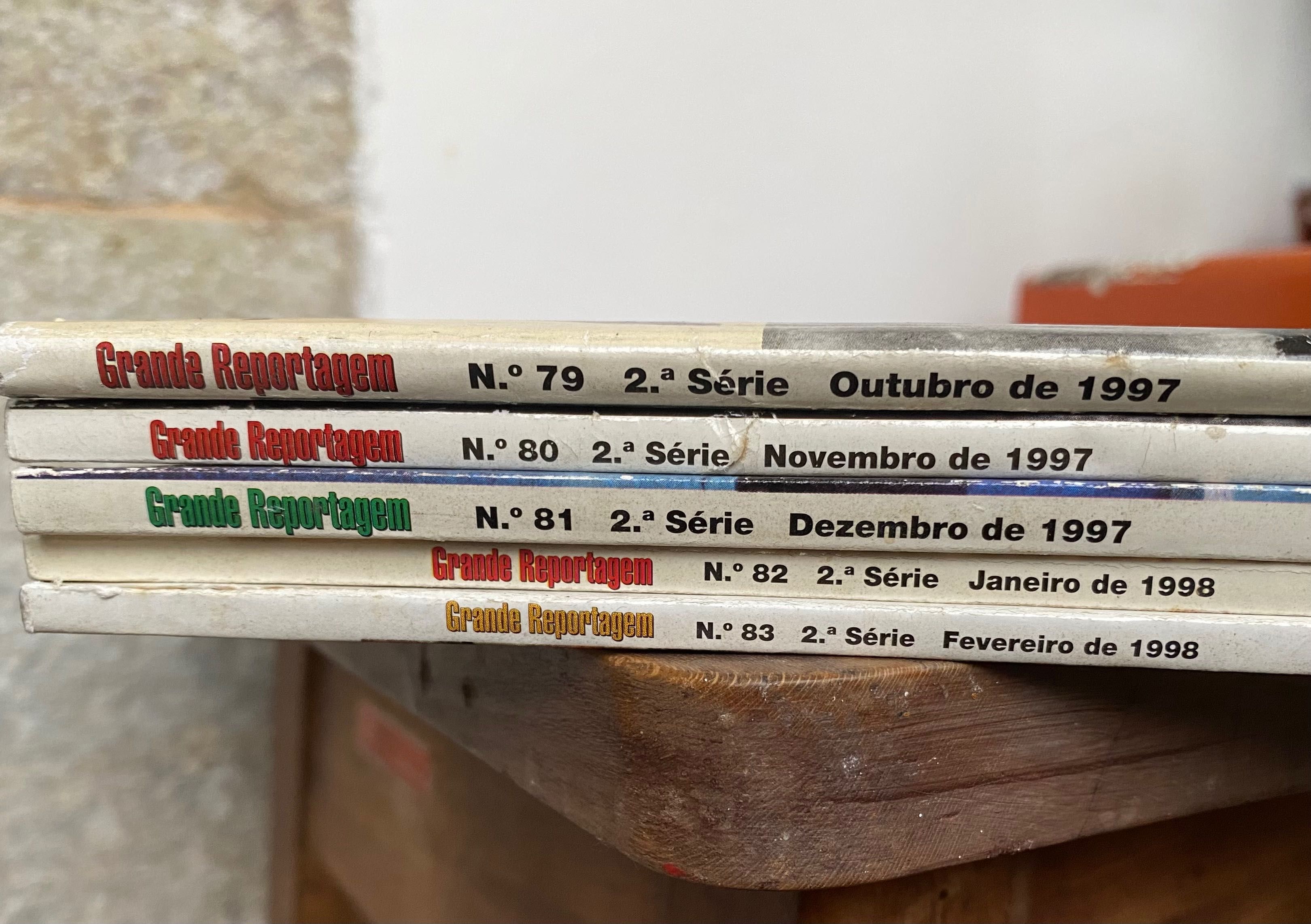 Lote 5 Revistas “Grande Reportagem”