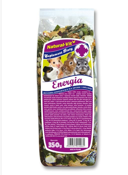 Energia - suplement dla gryzoni-0,35kg