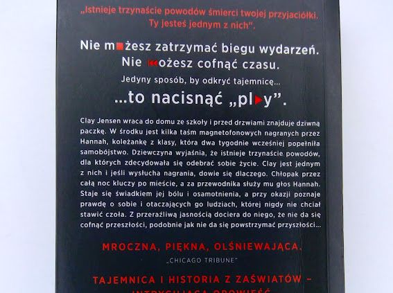 Książka „13 powodów”