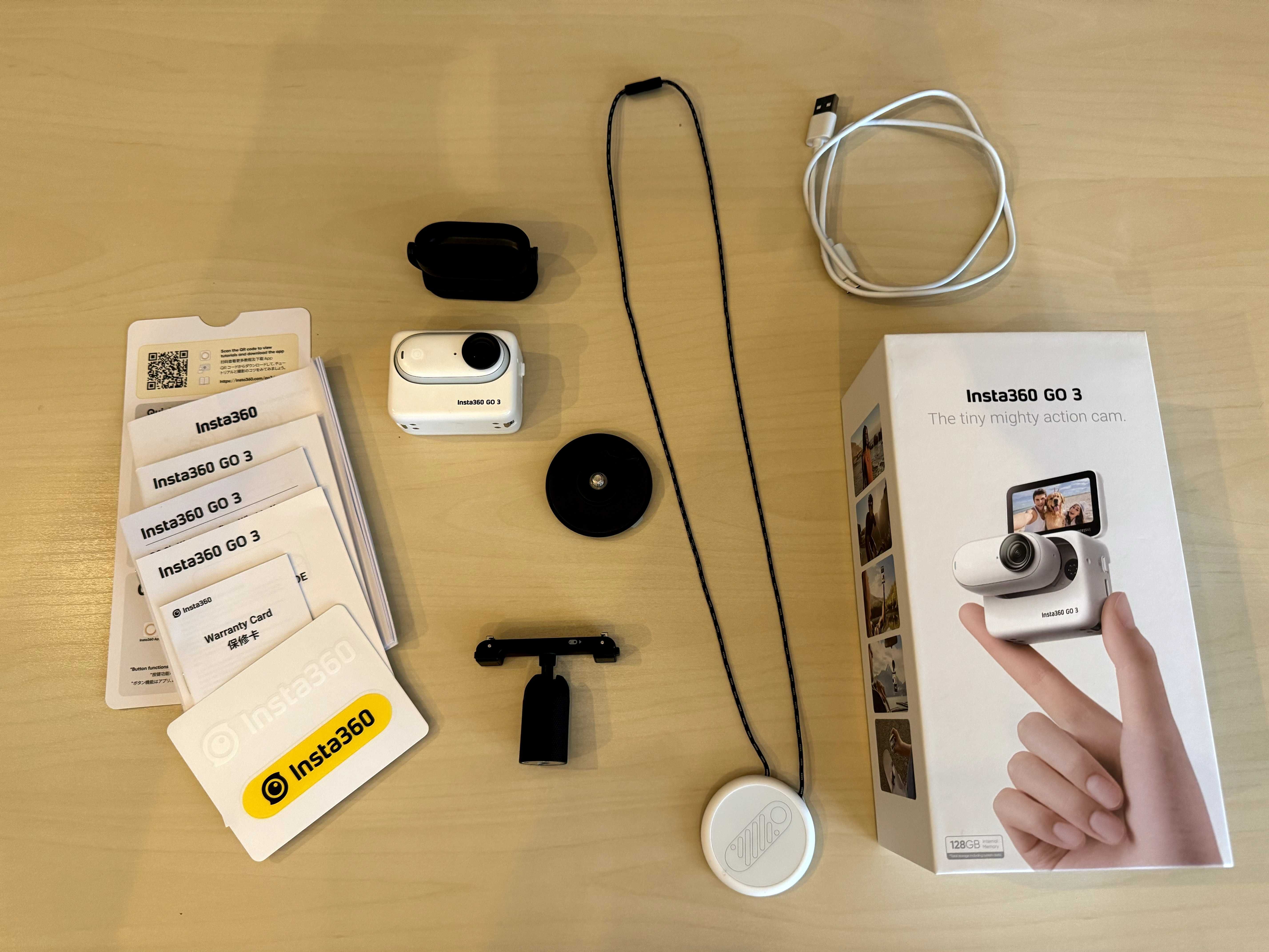 Kamera sportowa Insta360 GO 3 128gb biała