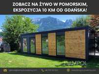 nowoczesny domek mobilny 9x3/28m2/biuro, pawilon handlowy,gastronomia,