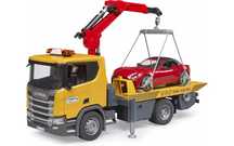 Эвакуатор Skania Super 560R с краном от Bruder (03552)