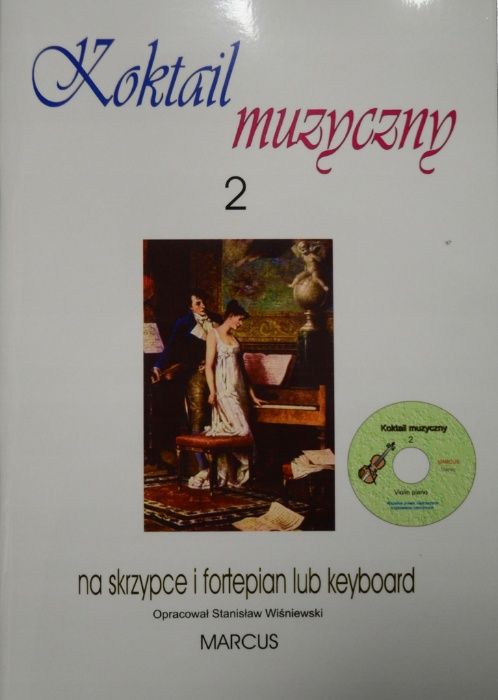 NUTY KOKTAIL MUZYCZNY 2 pianino skrzypce + CD