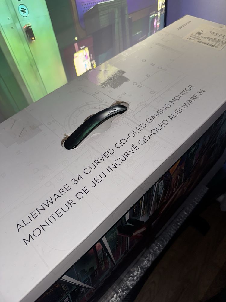 Гарантия! OLED 34” 165гц Dell Alienware AW3423DWF HDR 10-Bit 0,1ms