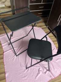Biurko składane i krzesło