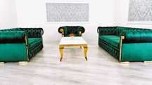 Zestaw pikowany Chesterfield GLAMOUR 3+2+1 Rozkładany / producent
