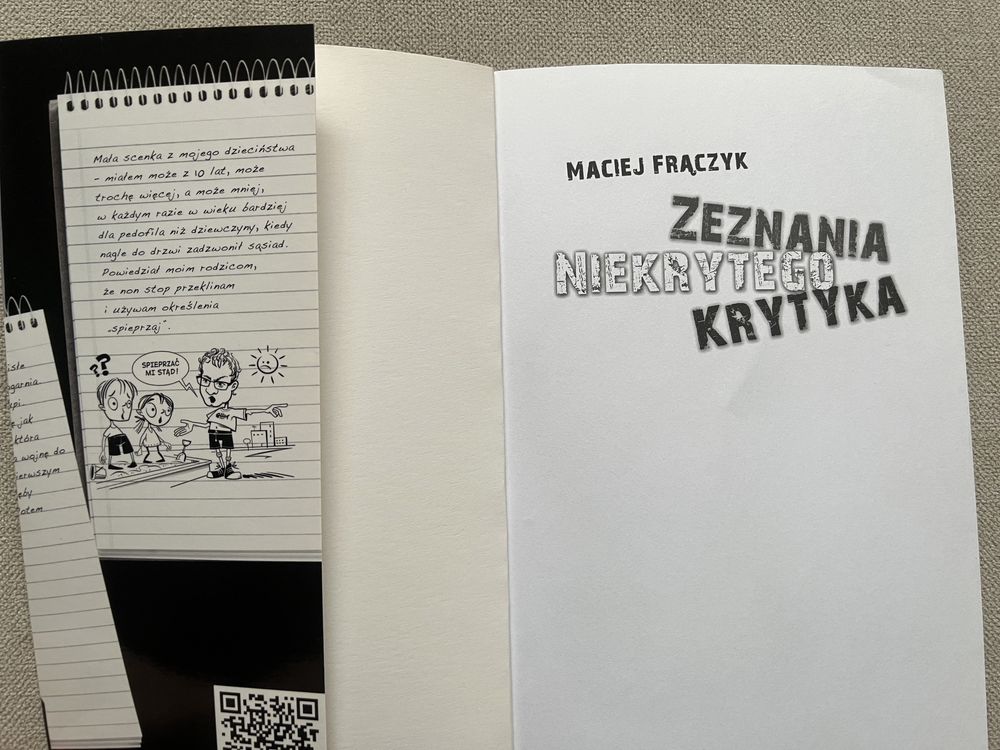 Książka „Zeznania Niekrytego Krytyka”