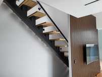 Schody metalowe, nowoczesne industrial, balustrady loft, ogrodzenia.
