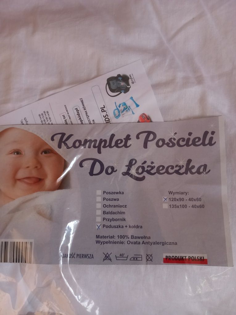 Komplet pościeli do łóżeczka