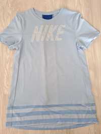 Jasnobniebieska sportowa koszulka Nike - unisex, rozm.140-146