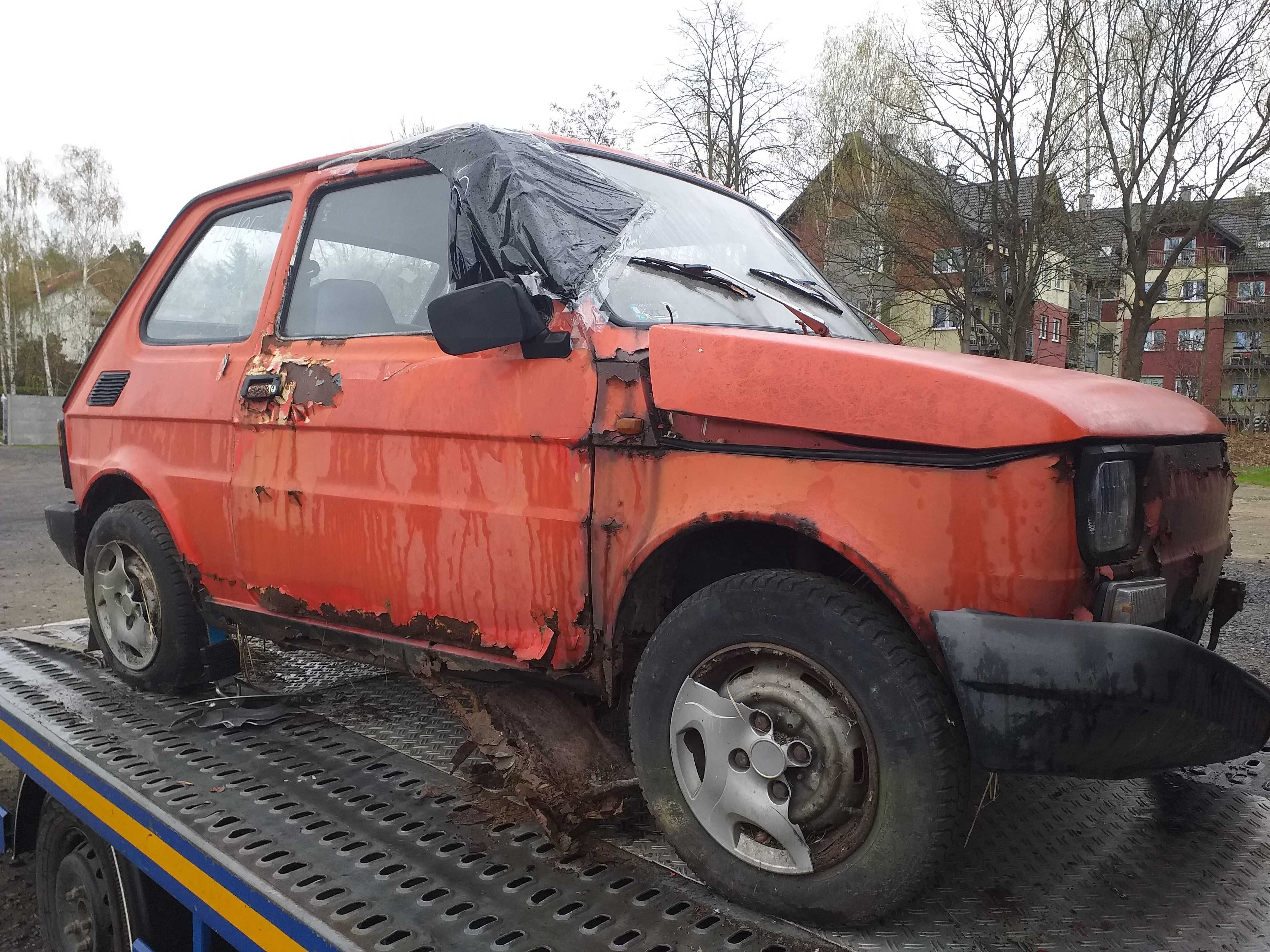 Polski Fiat 126p 1978rok maluch do restauracji cena999zł na długi weke