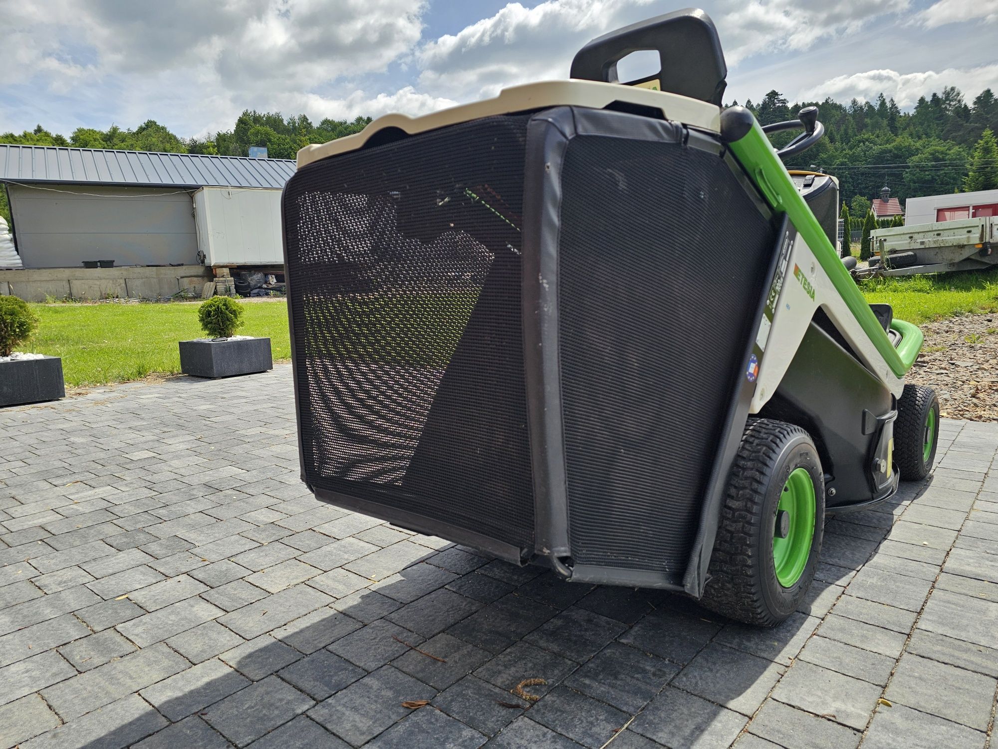 Traktorek kosiarka ETESIA bahia-elektric, profesjonalny 143godz! Igła!