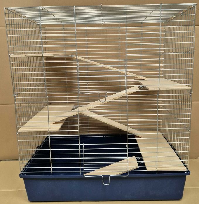 KLATKA dla SZYNSZYLA FRETKI 80 cm ocynk półki wysoka lux