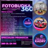 Fotobudka 360 - wolne terminy l Cała Wielkopolska