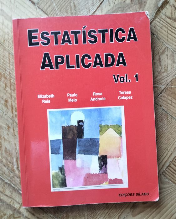 Estatística Aplicada Vol.1 Edições Sílabo 5 edição