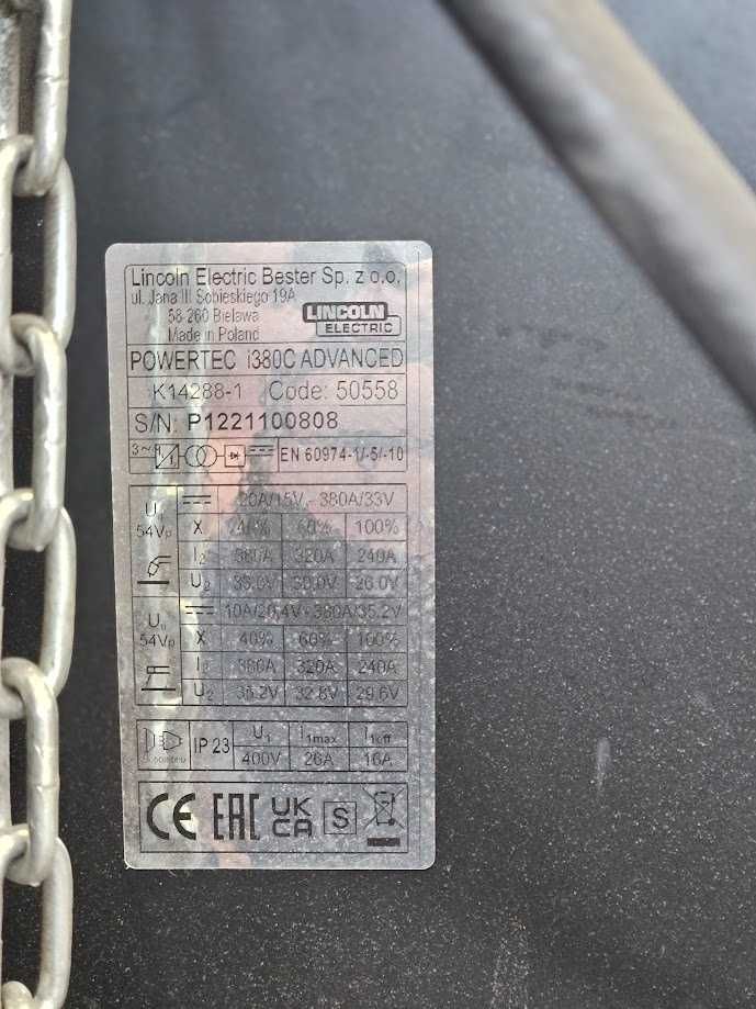 Spawarka Powertec i380c advanced