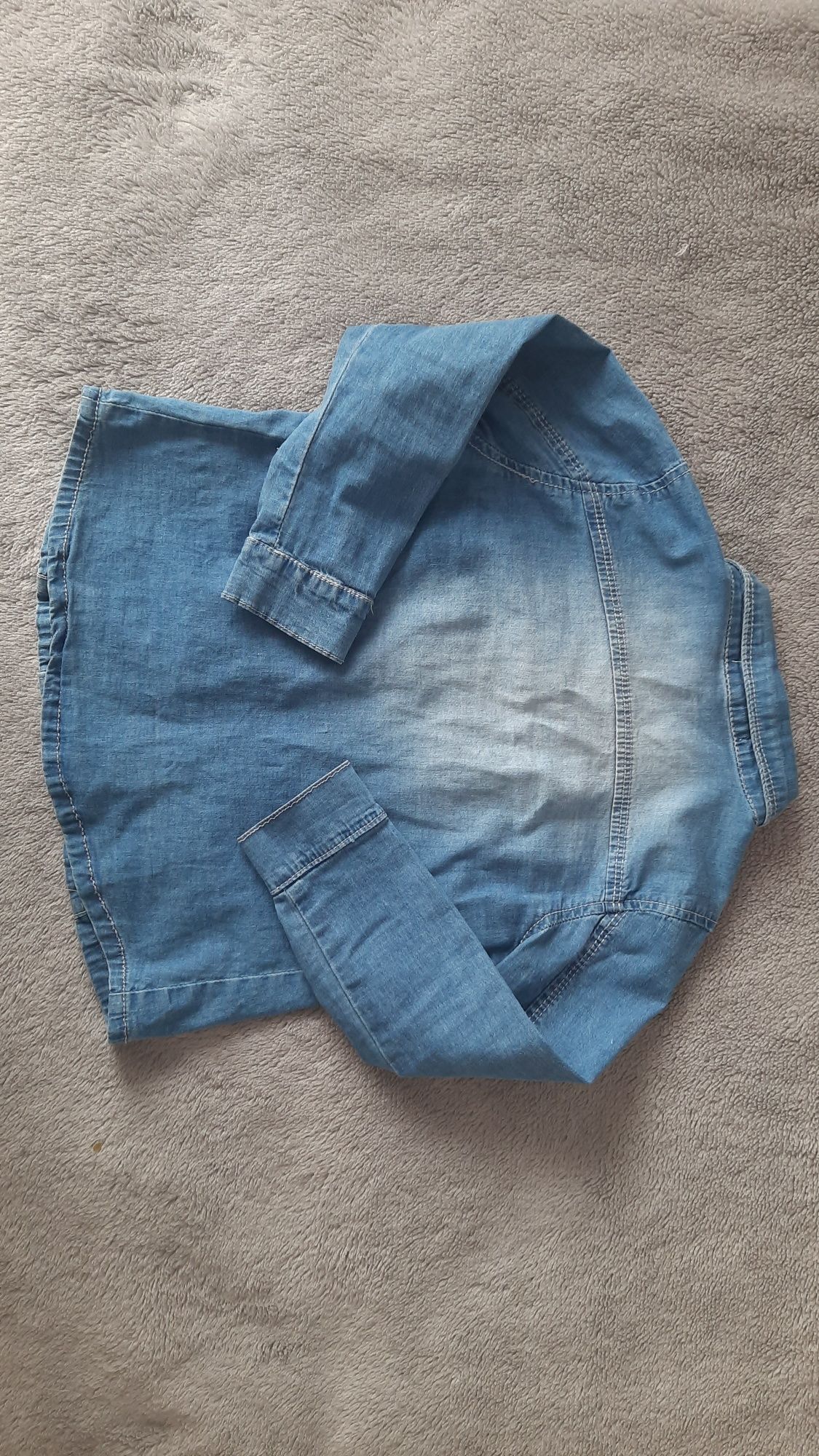 Bluza kurteczka denim 92/98 dla dziewczynki