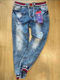 Spodnie jeansowe męskie 38