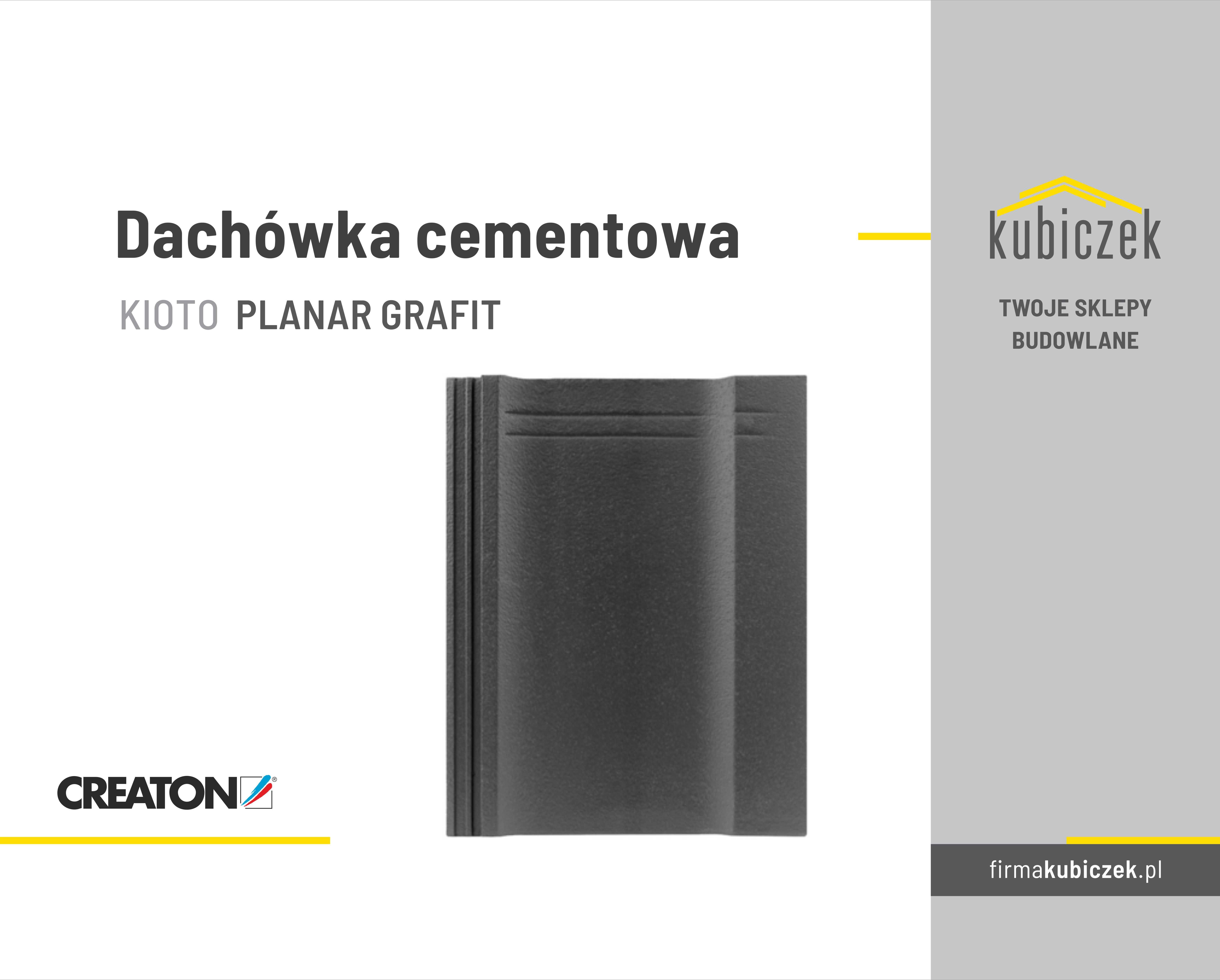 Dachówka cementowa - CREATON KIOTO - piękna nowość!