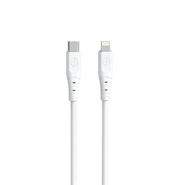 Dudao Kabel, Przewód Usb Typ C - Lightning 6A 65W Pd Biały (Tgl3X)