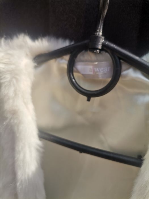 Болеро біле мехове тепле до вечірнього плаття