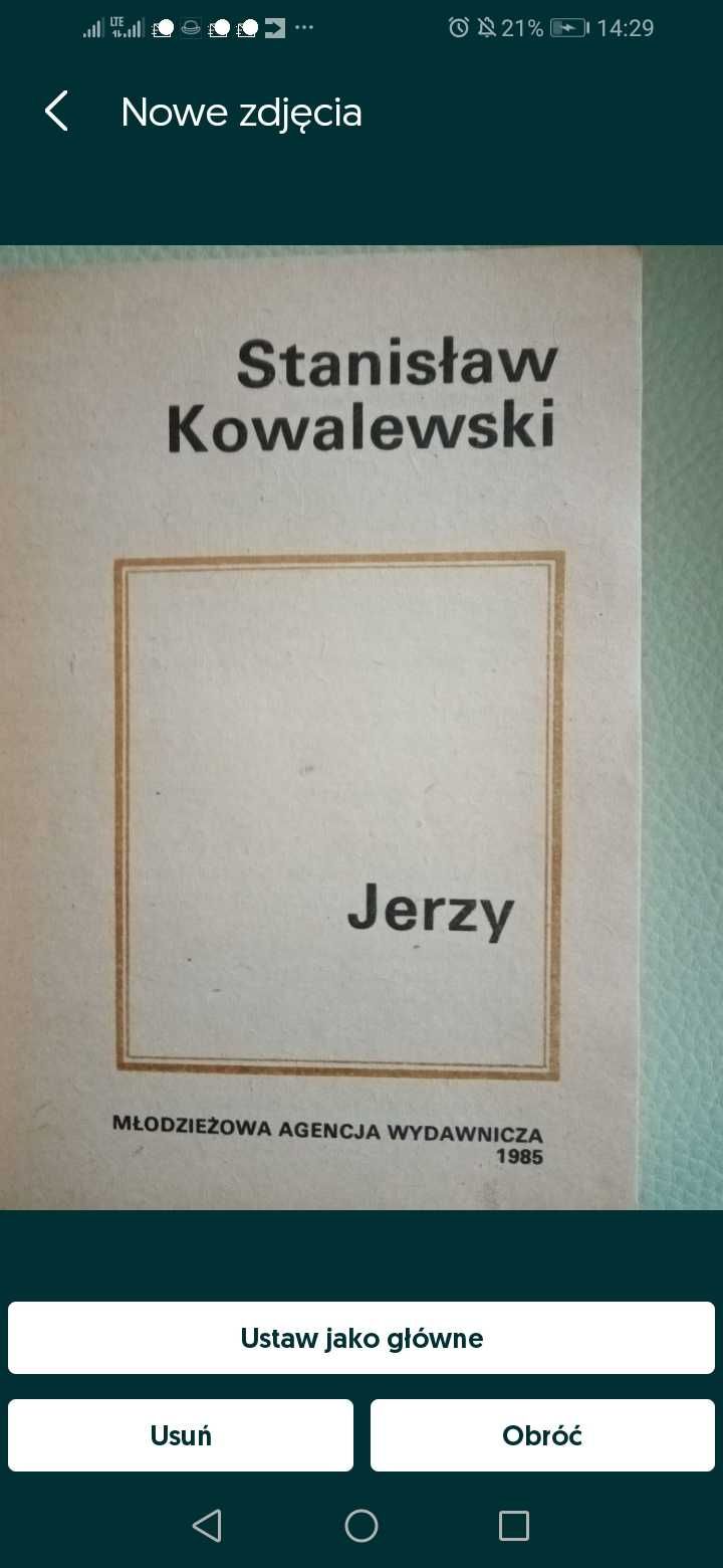 Książka Jerzy - Stanisław Kowalewski - Wysyłka!!!