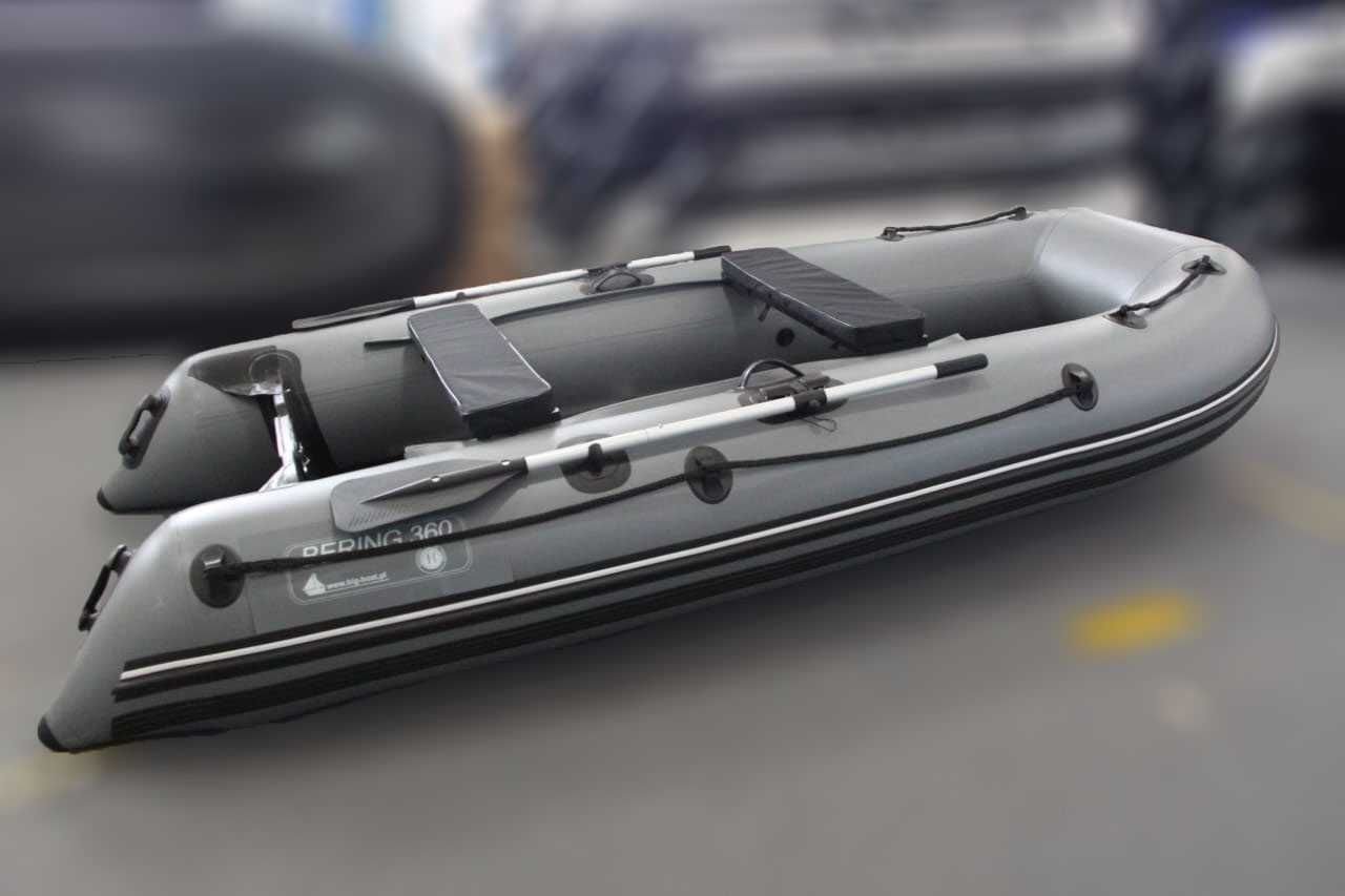 Ponton PVC Bering 360, burta 46cm, tw.podłoga albo AIRDECK. Alu