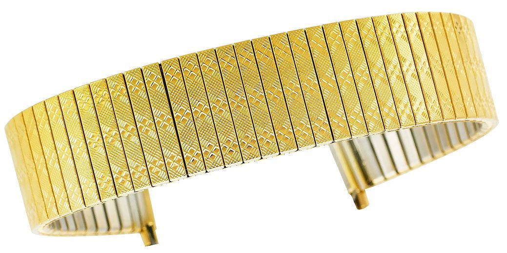bransoleta rozciągana złota hq 18 do 22 mm 112g-18/22