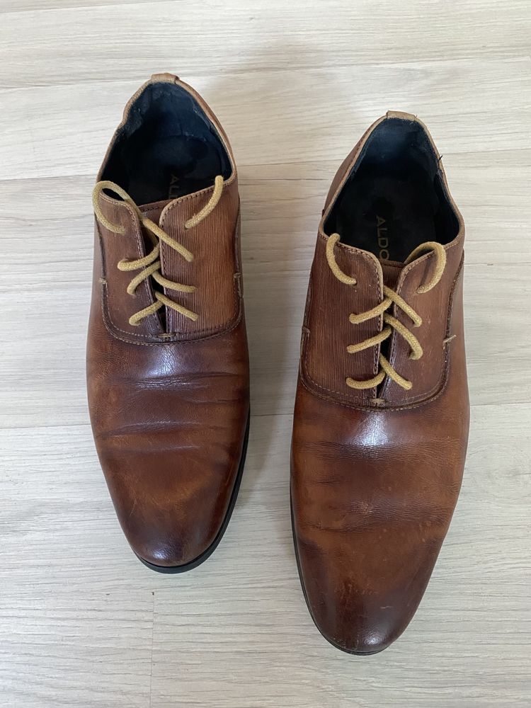 Buty eleganckie Oksfordki półbuty Aldo skóra naturalna 41