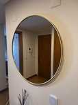 Espelho IKEA LINDBYN dourado , 80cm