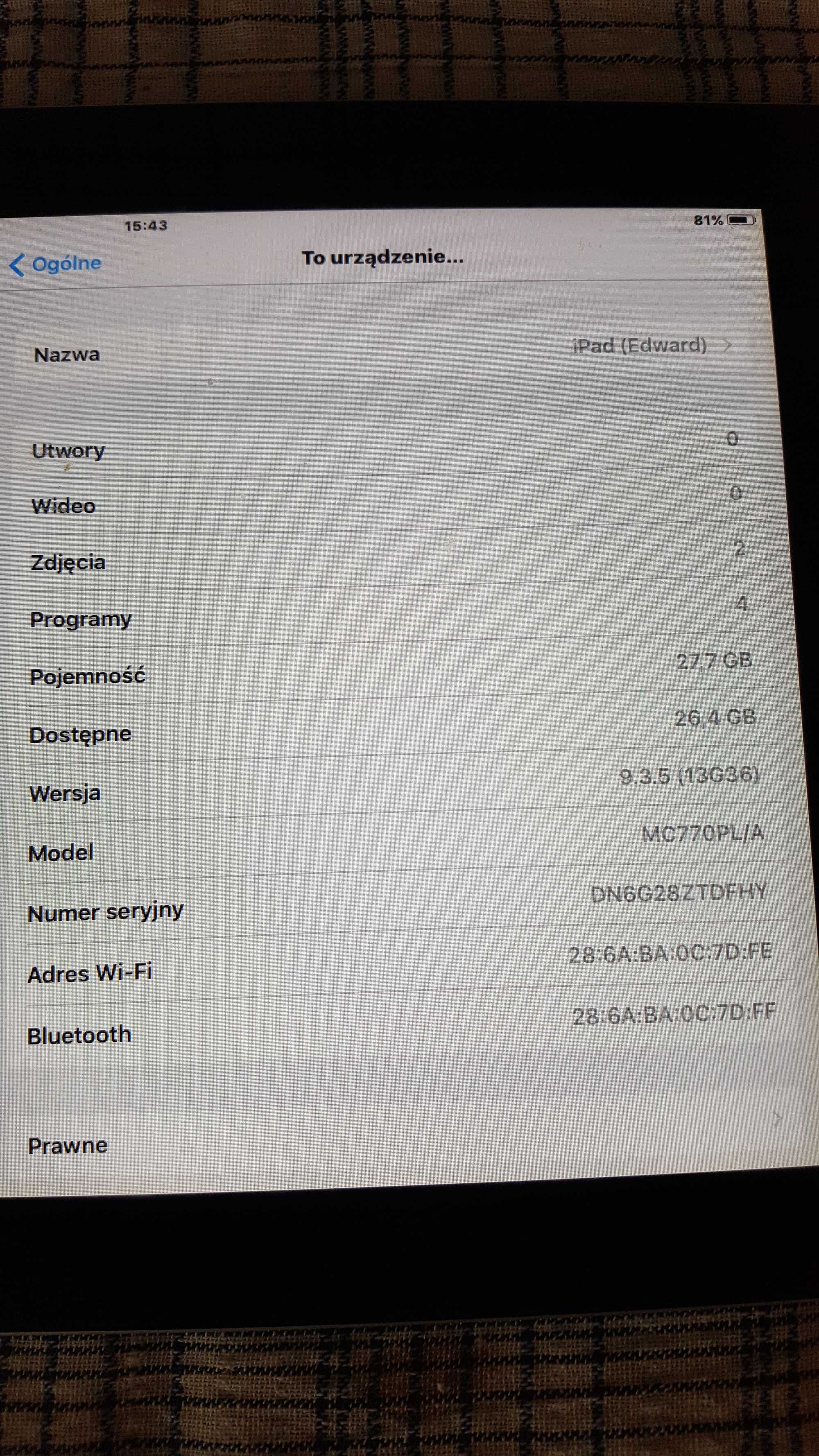 iPad 2 32 GB wifi