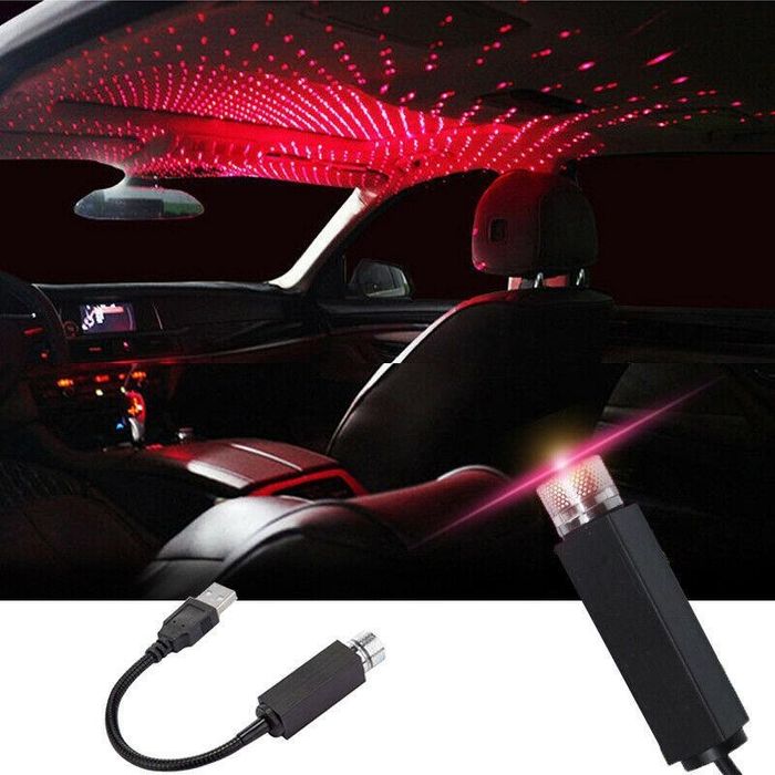 Зоряне небо в автомобіль Mini USB STAR, проектор зоряного неба USB