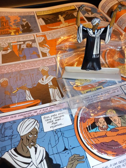 Figura de metal "Blake e Mortimer", Cheikh Abdel Razek, 2017