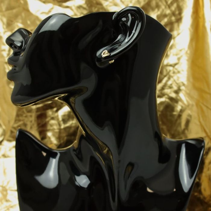 Kolczyki Złote Serca Dla Dziewczynki 925/585 Na Komunię Na Chrzest + G