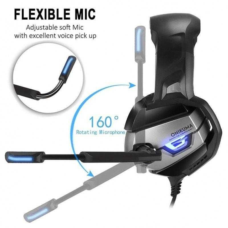 Ігрові навушники ONIKUMA K5 GamingHeaset PS4PC Gamer Stereo Headphones